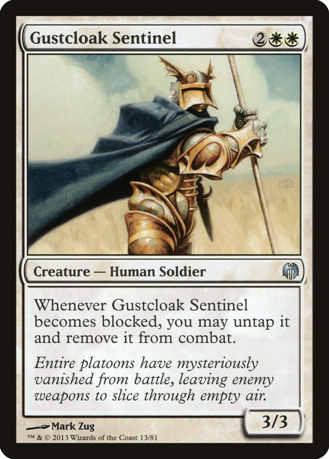 Gustcloak Sentinel [Duel Decks: Heroes vs. Monsters] | Game Haven TX
