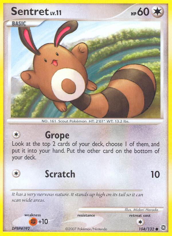 Sentret (104/132) [Diamond & Pearl: Secret Wonders] | Game Haven TX