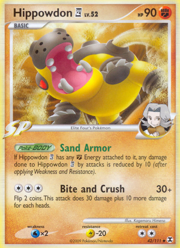 Hippowdon (42/111) [Platinum: Rising Rivals] | Game Haven TX