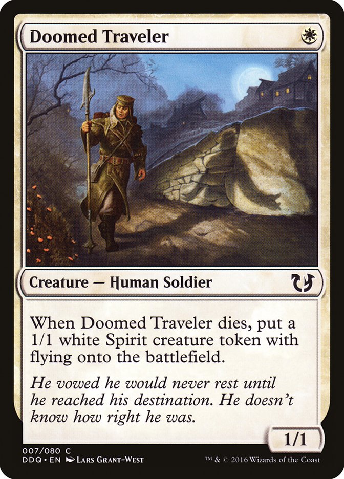 Doomed Traveler [Duel Decks: Blessed vs. Cursed] | Game Haven TX
