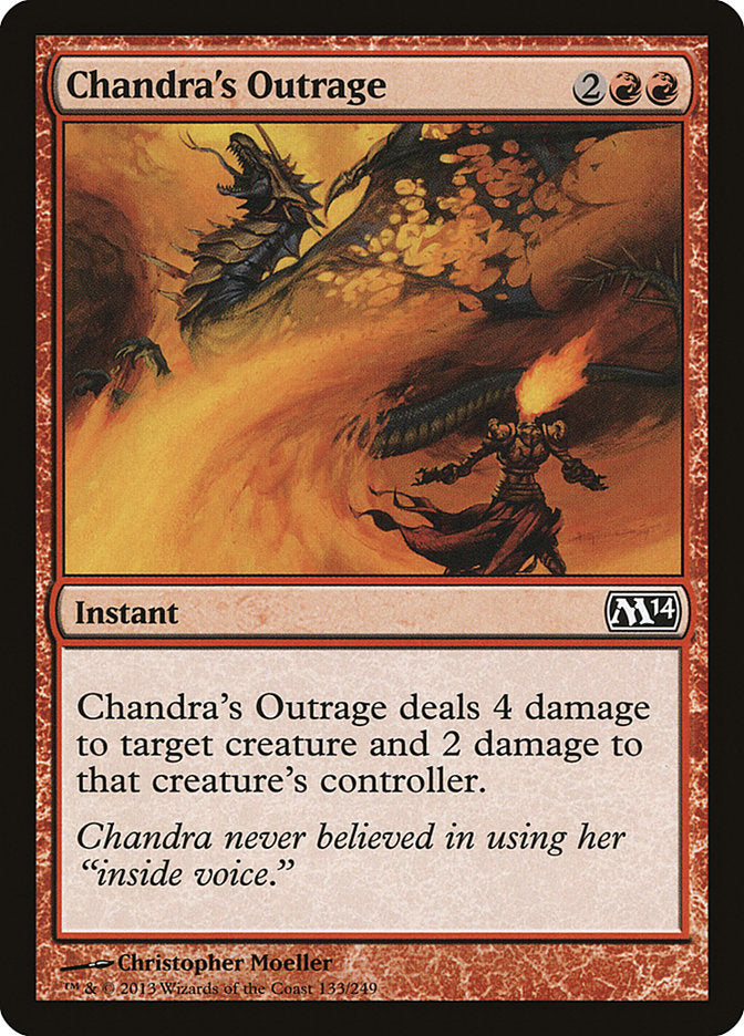 Chandra's Outrage [Magic 2014] | Game Haven TX