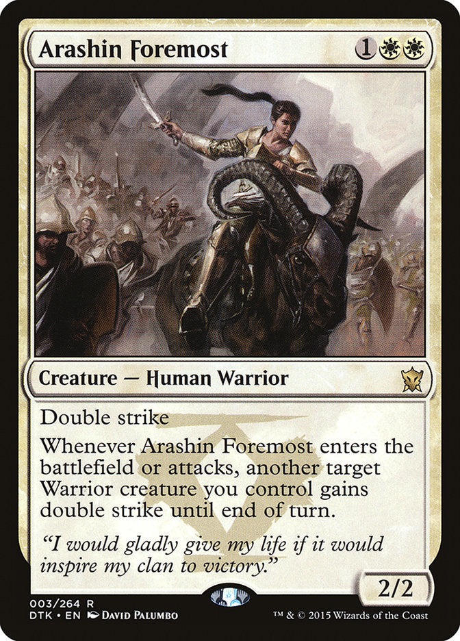 Arashin Foremost [Dragons of Tarkir] | Game Haven TX