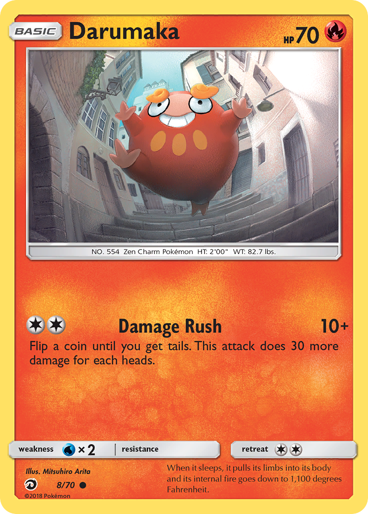 Darumaka (8/70) [Sun & Moon: Dragon Majesty] | Game Haven TX