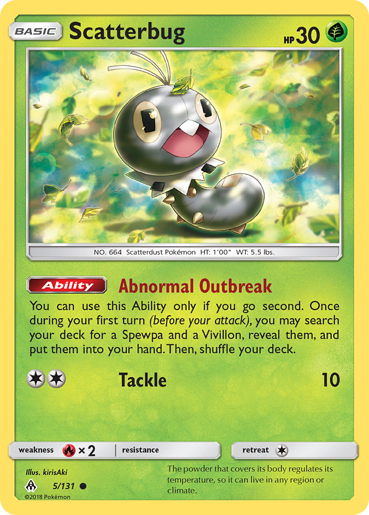 Scatterbug (5/131) [Sun & Moon: Forbidden Light] | Game Haven TX