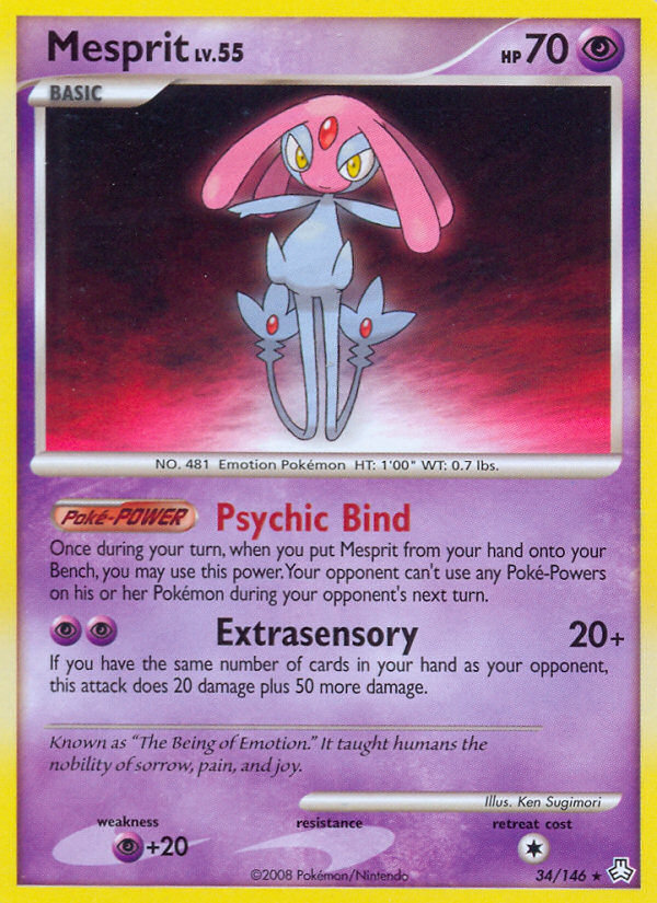 Mesprit (34/146) [Diamond & Pearl: Legends Awakened] | Game Haven TX