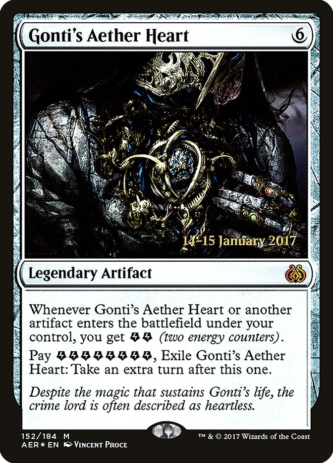 Gonti's Aether Heart [Aether Revolt Promos] | Game Haven TX