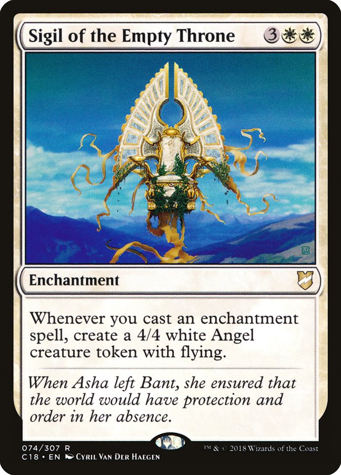 Sigil of the Empty Throne [Commander 2018] | Game Haven TX