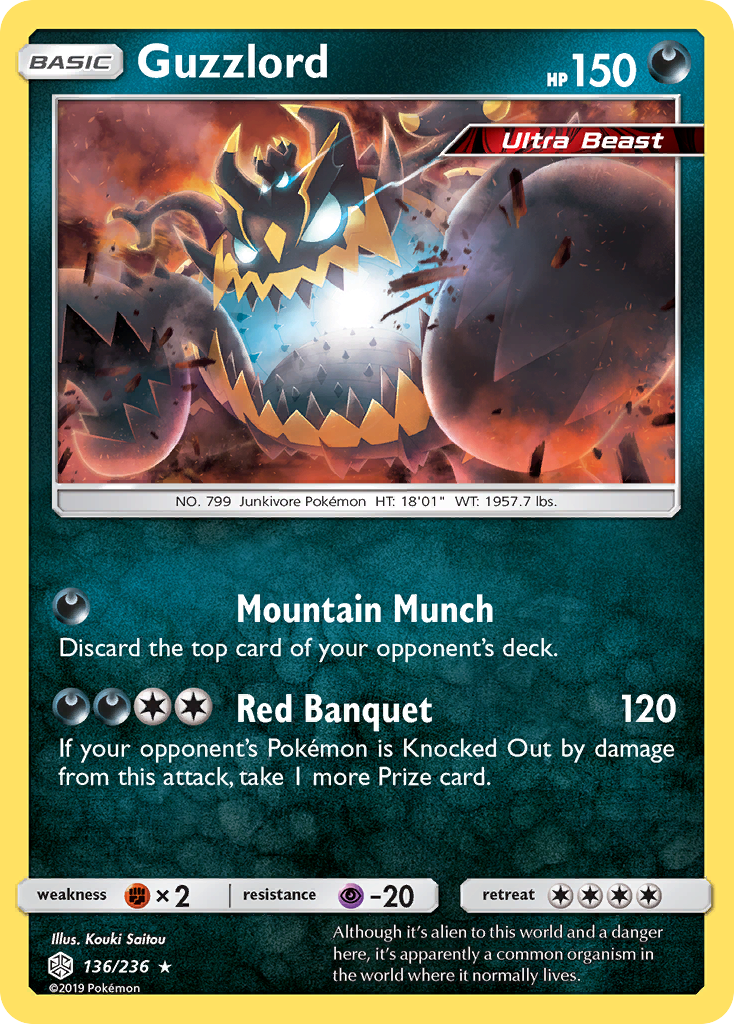 Guzzlord (136/236) [Sun & Moon: Cosmic Eclipse] | Game Haven TX