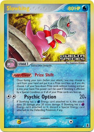 Slowking (28/113) (Stamped) [EX: Delta Species] | Game Haven TX