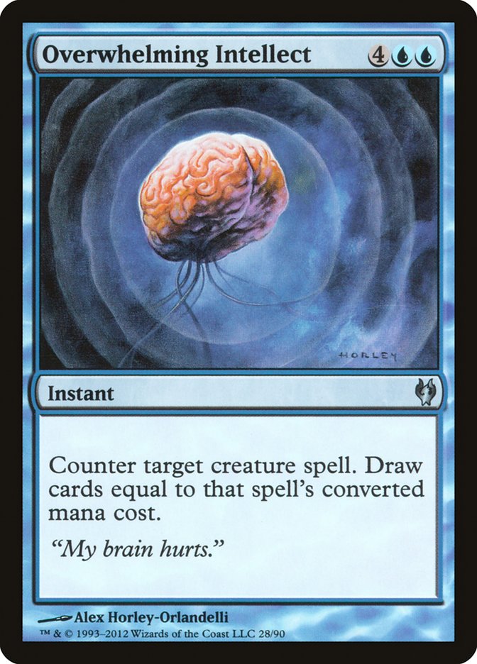 Overwhelming Intellect [Duel Decks: Izzet vs. Golgari] | Game Haven TX