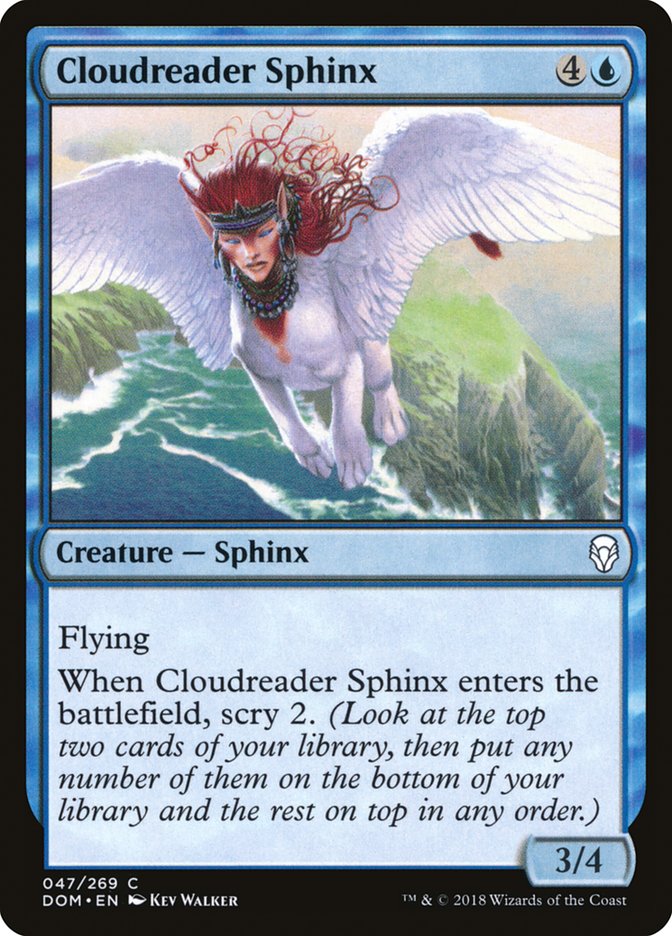 Cloudreader Sphinx [Dominaria] | Game Haven TX
