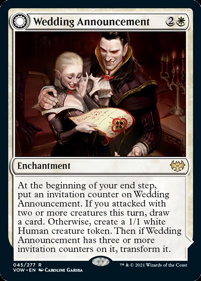 Wedding Announcement // Wedding Festivity [Innistrad: Crimson Vow] | Game Haven TX