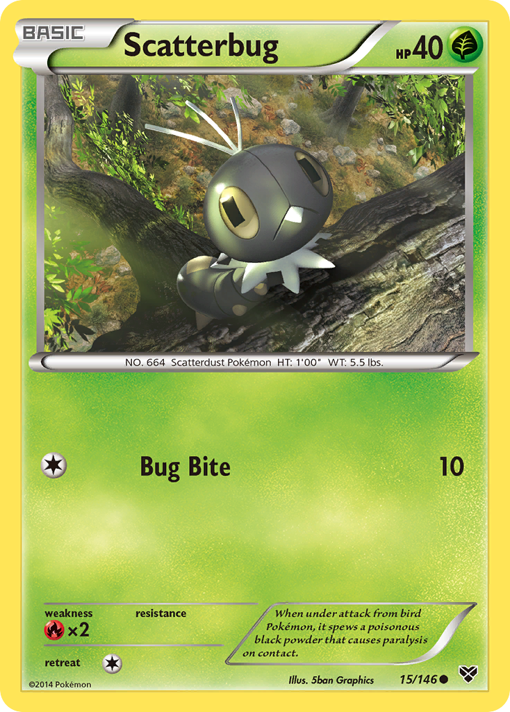 Scatterbug (15/146) [XY: Base Set] | Game Haven TX