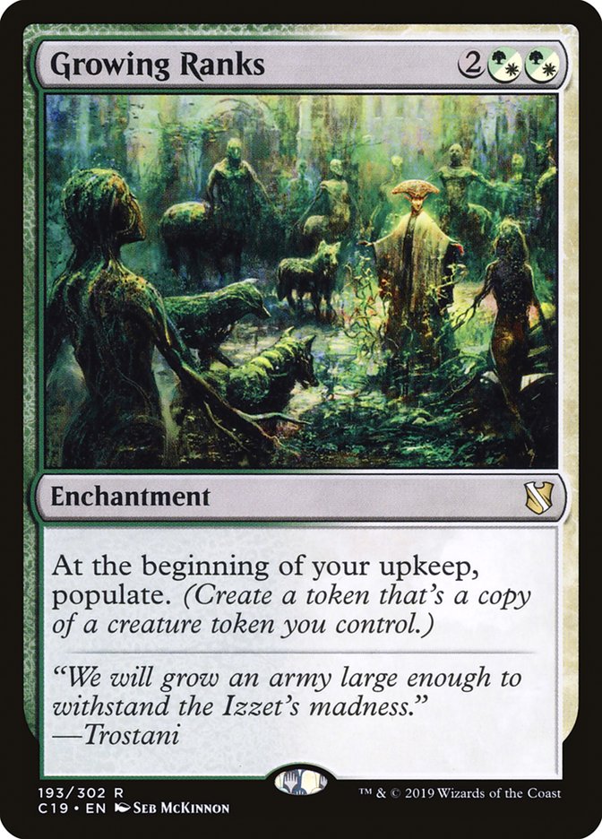 Growing Ranks [Commander 2019] | Game Haven TX