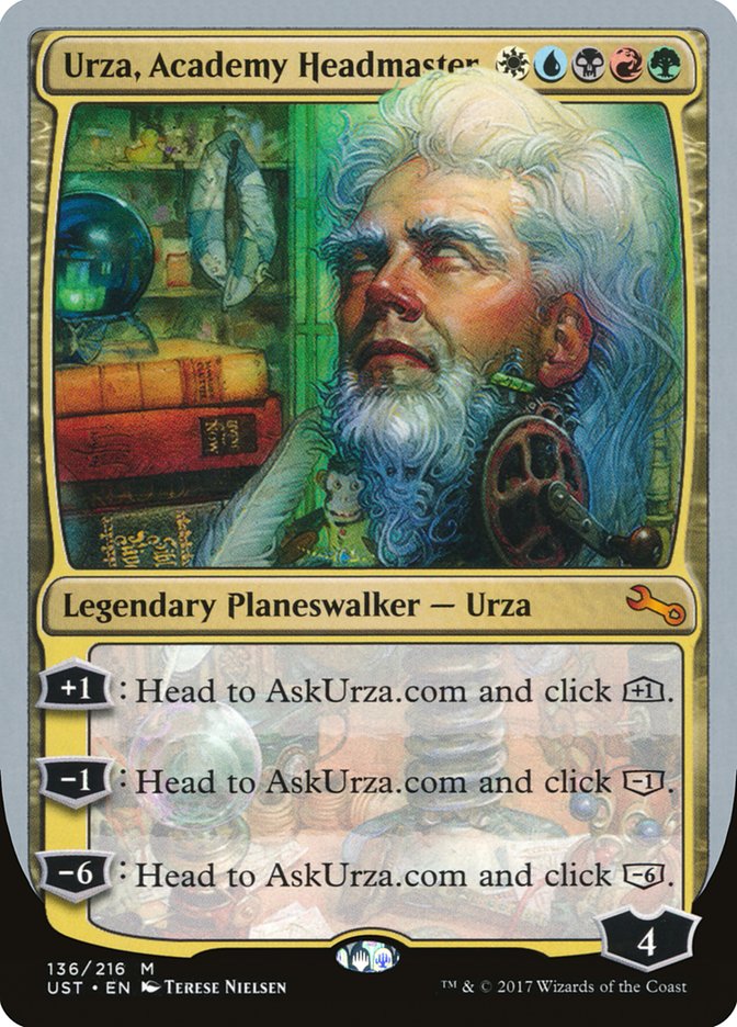 Urza, Academy Headmaster [Unstable] | Game Haven TX