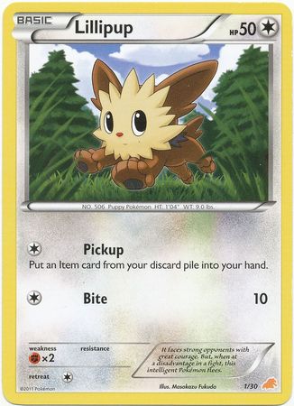 Lillipup (1/30) [Black & White: Trainer Kit - Excadrill] | Game Haven TX