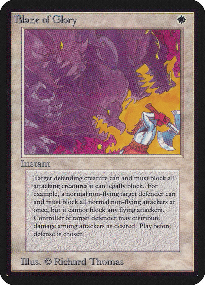Blaze of Glory [Limited Edition Alpha] | Game Haven TX