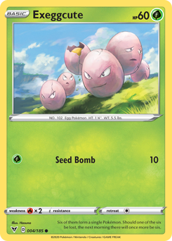 Exeggcute (004/185) [Sword & Shield: Vivid Voltage] | Game Haven TX