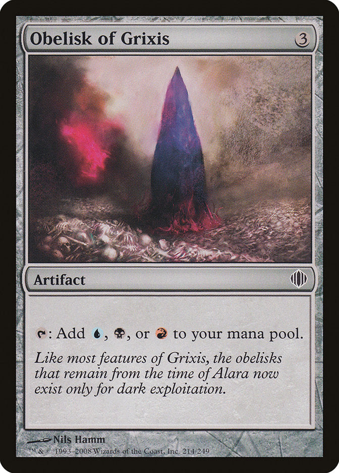 Obelisk of Grixis [Shards of Alara] | Game Haven TX