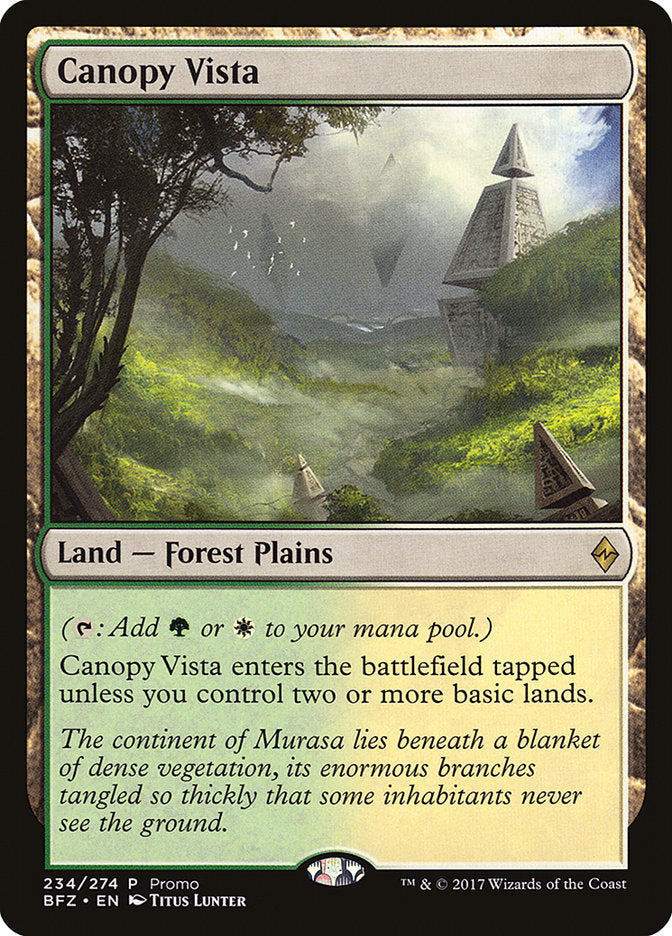 Canopy Vista [BFZ Standard Series] | Game Haven TX