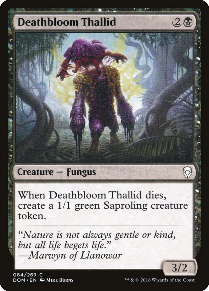Deathbloom Thallid [Dominaria] | Game Haven TX