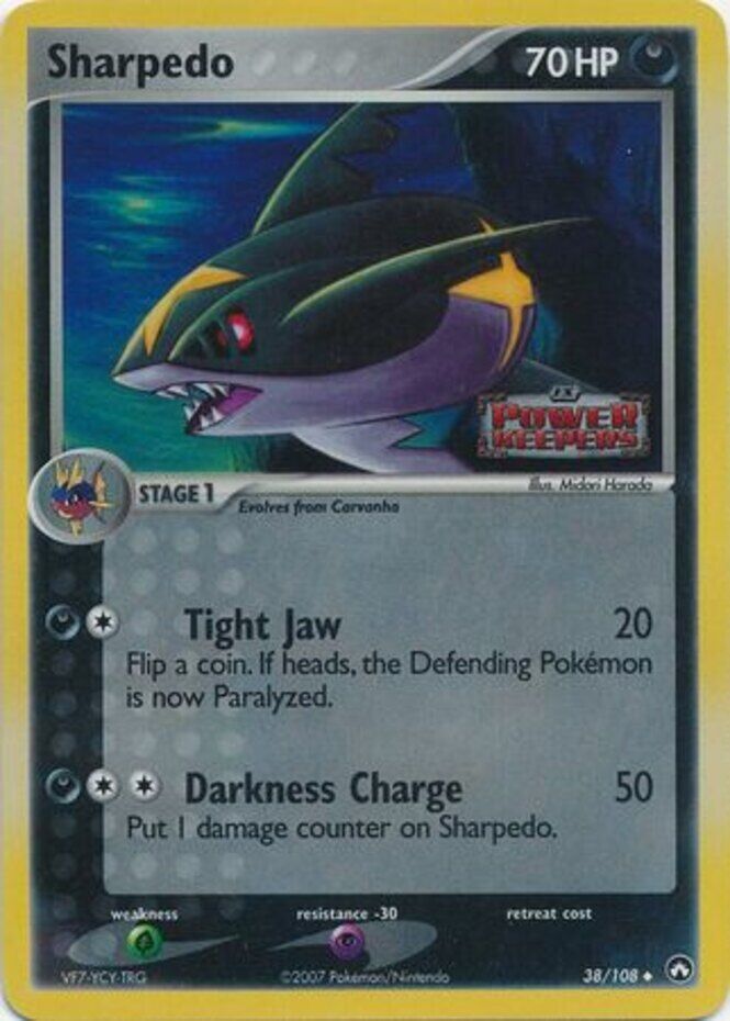 Sharpedo (38/108) (Stamped) [EX: Power Keepers] | Game Haven TX