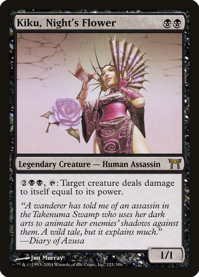 Kiku, Night's Flower [Champions of Kamigawa] | Game Haven TX