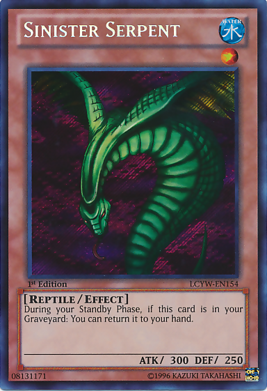 Sinister Serpent [LCYW-EN154] Secret Rare | Game Haven TX