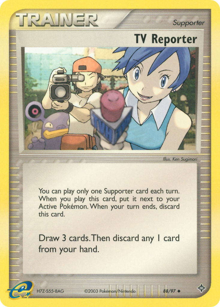TV Reporter (88/97) [EX: Battle Stadium] | Game Haven TX