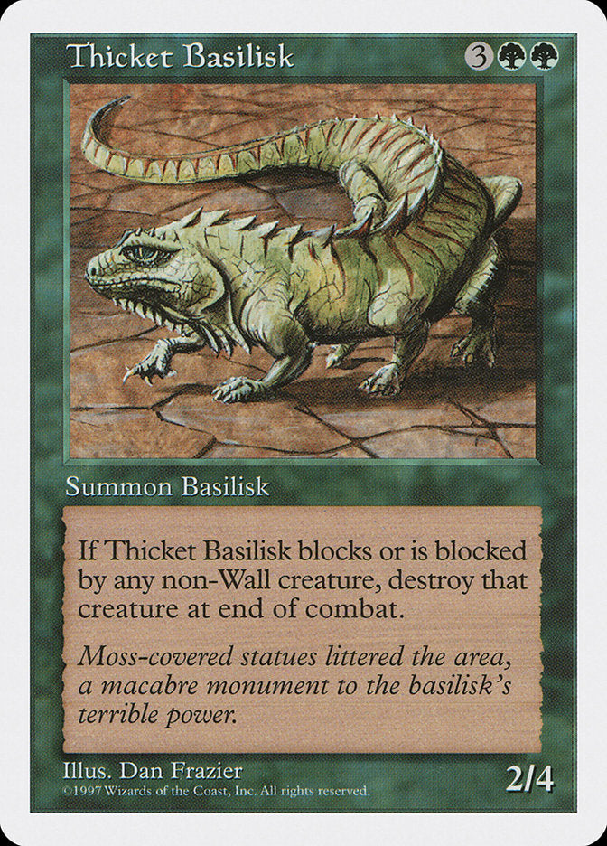 Thicket Basilisk [Fifth Edition] | Game Haven TX