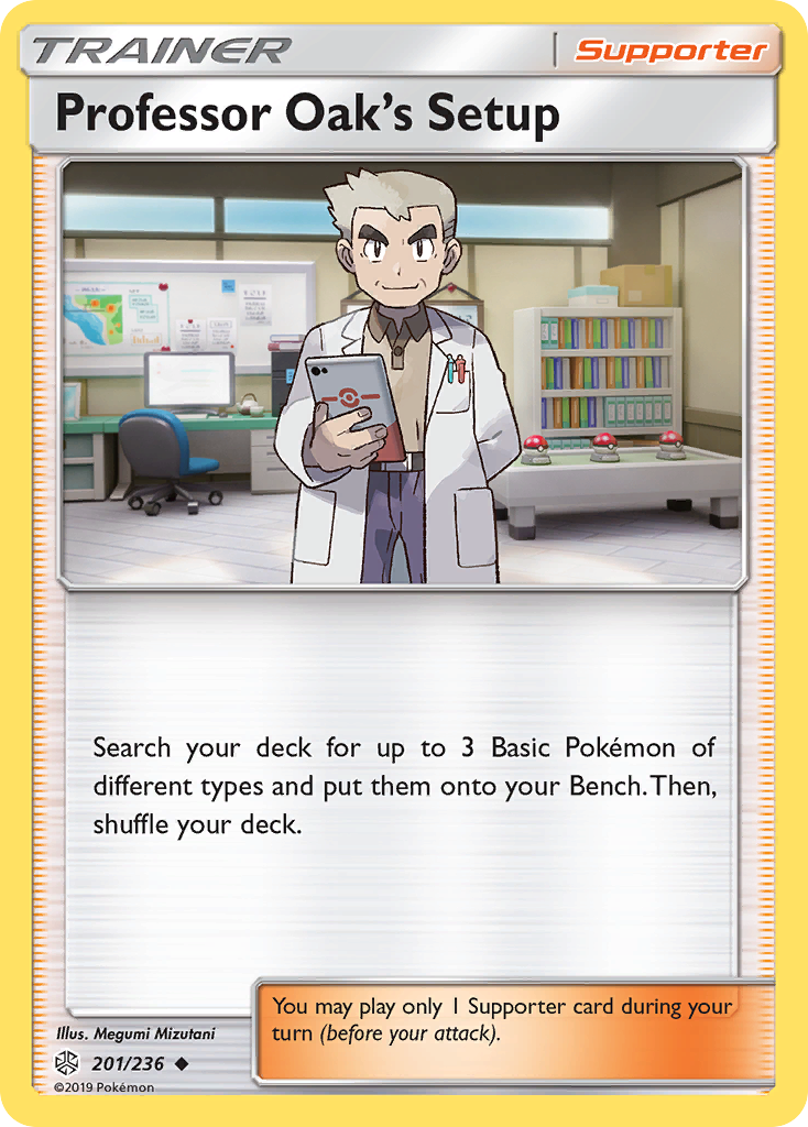 Professor Oak's Setup (201/236) [Sun & Moon: Cosmic Eclipse] | Game Haven TX