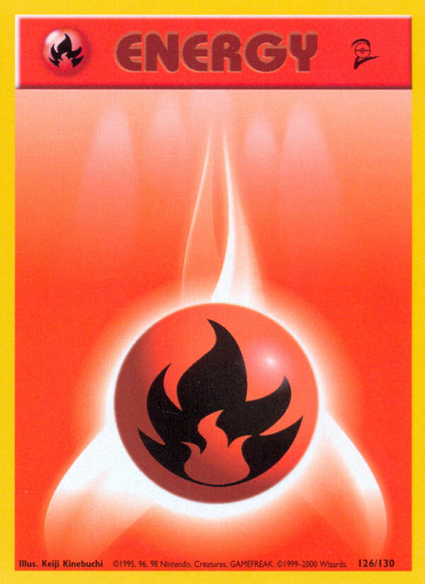 Fire Energy (126/130) [Base Set 2] | Game Haven TX