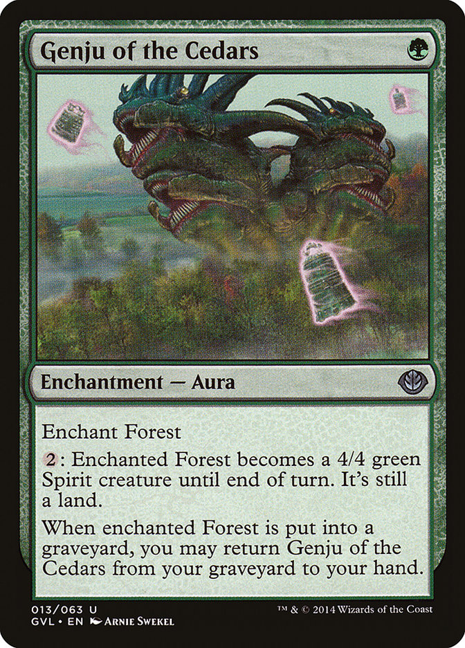 Genju of the Cedars [Duel Decks Anthology: Garruk vs. Liliana] | Game Haven TX