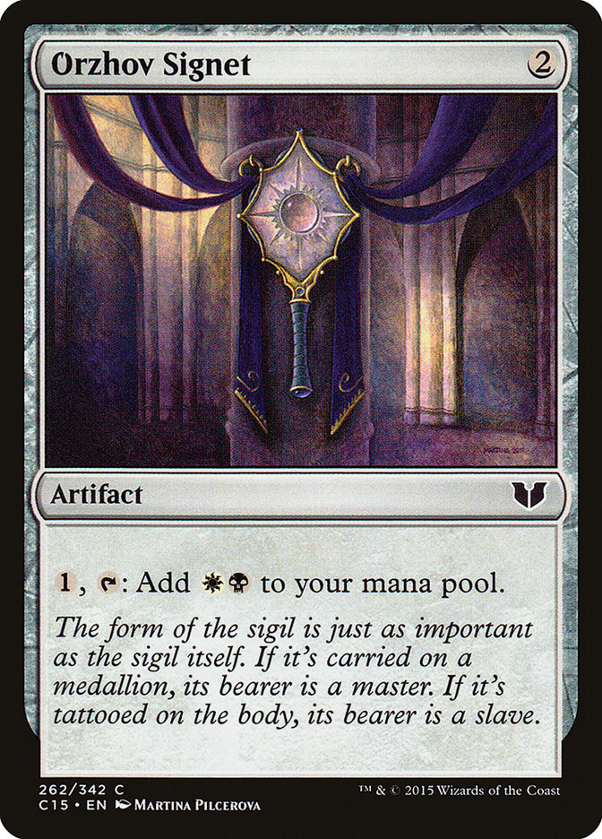 Orzhov Signet [Commander 2015] | Game Haven TX