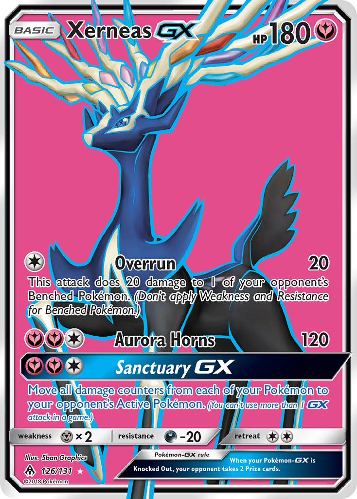 Xerneas GX (126/131) [Sun & Moon: Forbidden Light] | Game Haven TX
