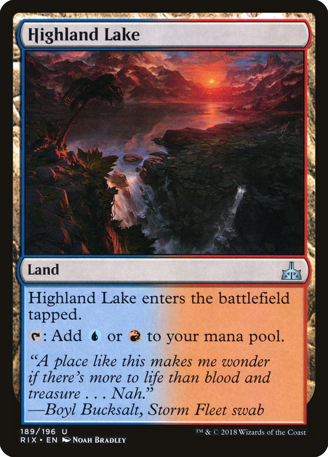 Highland Lake [Rivals of Ixalan] | Game Haven TX