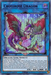 Crossrose Dragon (Blue) [LDS2-EN114] Ultra Rare | Game Haven TX