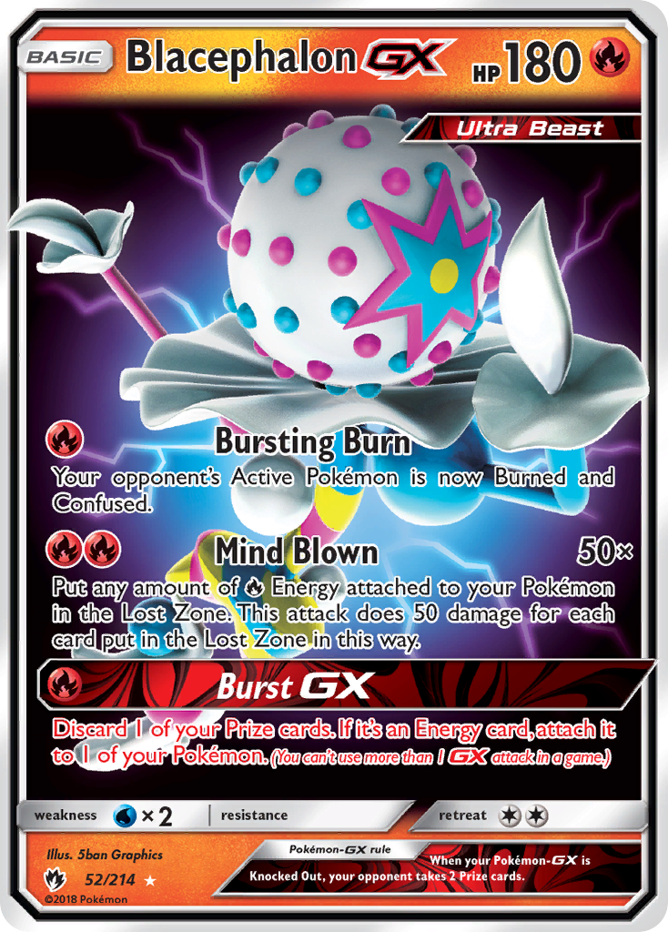 Blacephalon GX (52/214) [Sun & Moon: Lost Thunder] | Game Haven TX
