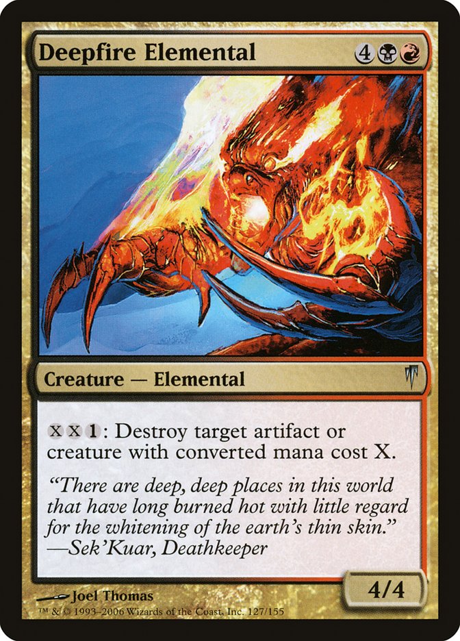 Deepfire Elemental [Coldsnap] | Game Haven TX