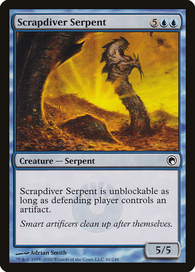 Scrapdiver Serpent [Scars of Mirrodin] | Game Haven TX