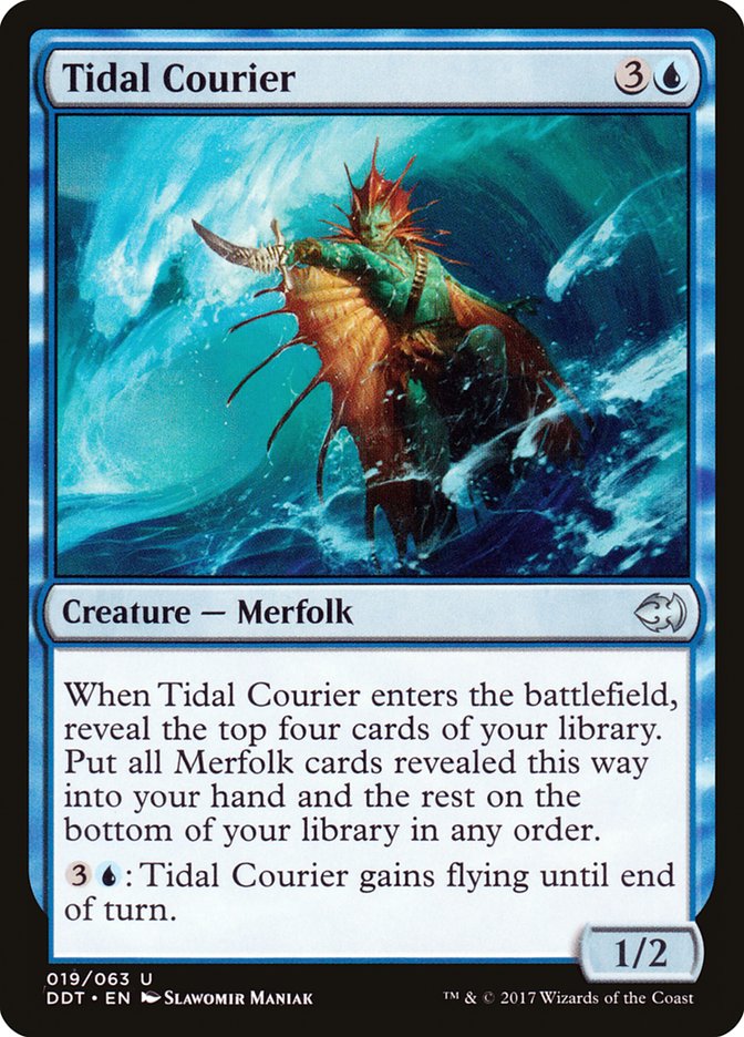 Tidal Courier [Duel Decks: Merfolk vs. Goblins] | Game Haven TX