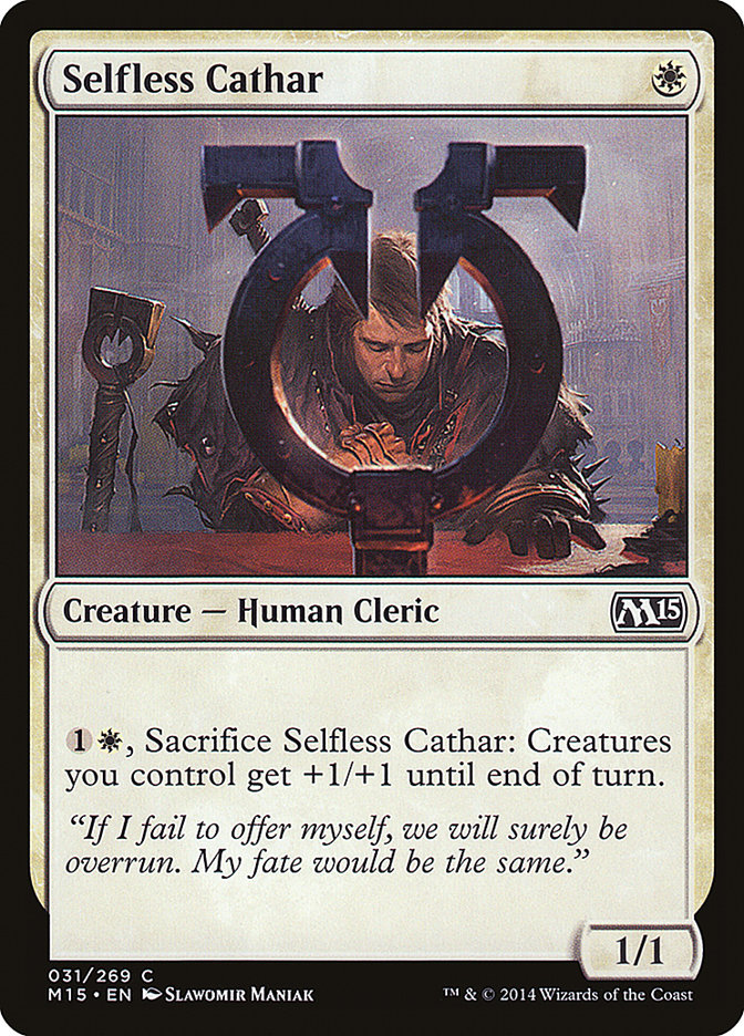 Selfless Cathar [Magic 2015] | Game Haven TX