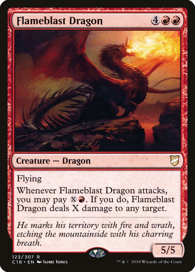 Flameblast Dragon [Commander 2018] | Game Haven TX