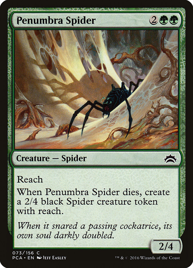 Penumbra Spider [Planechase Anthology] | Game Haven TX