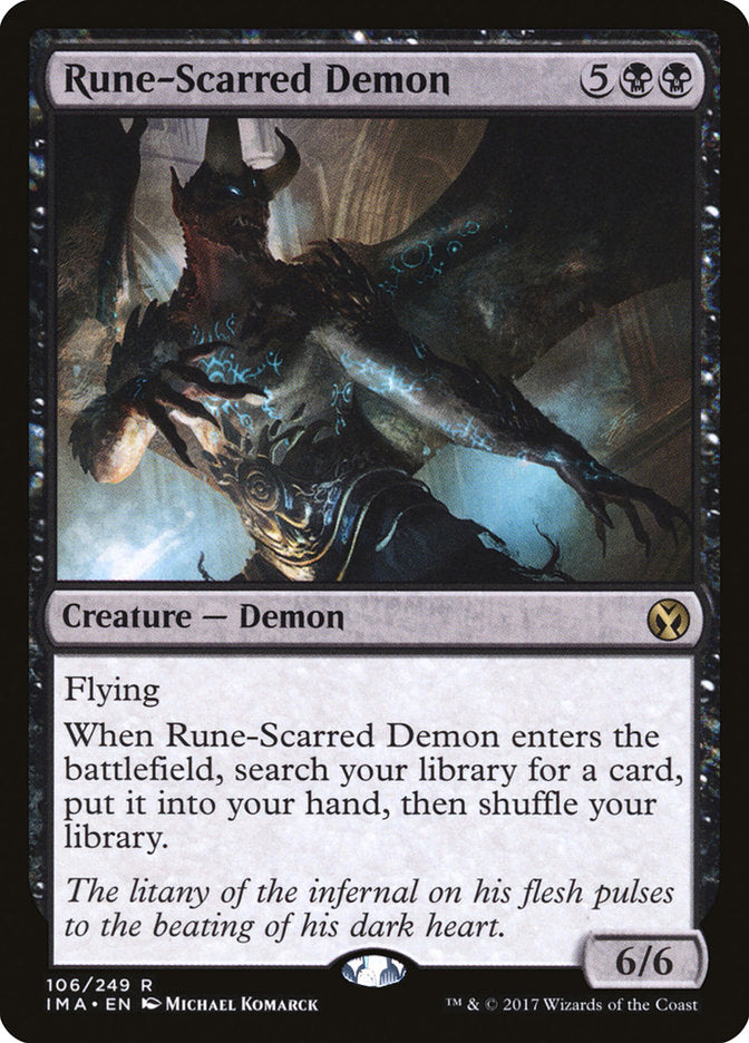 Rune-Scarred Demon [Iconic Masters] | Game Haven TX
