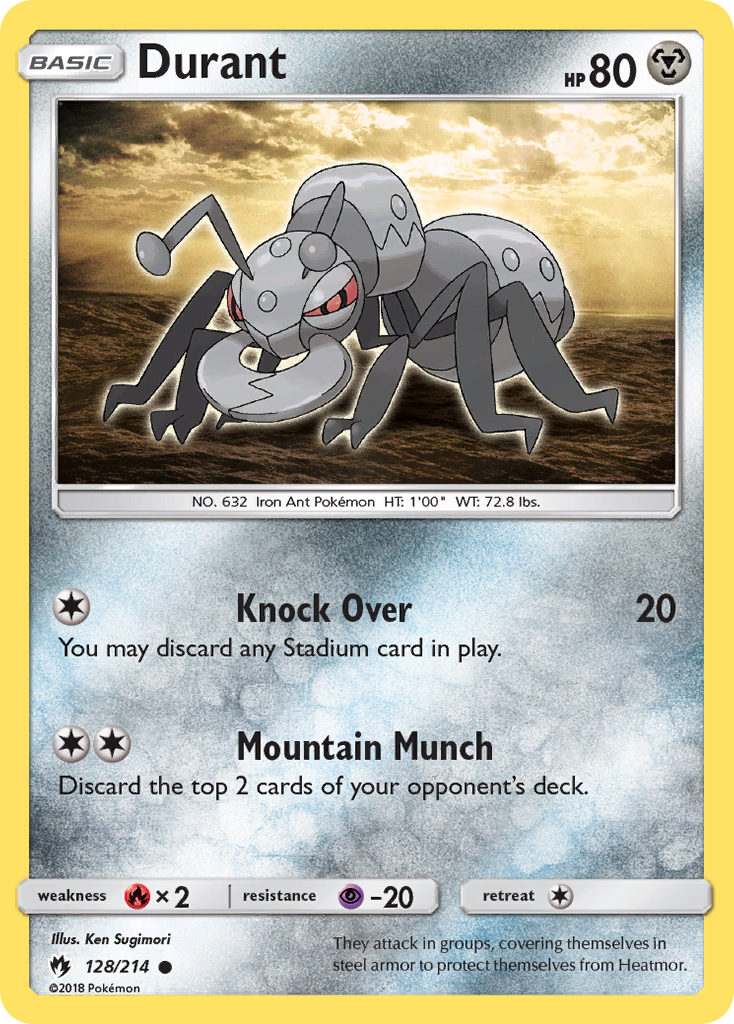 Durant (128/214) [Sun & Moon: Lost Thunder] | Game Haven TX