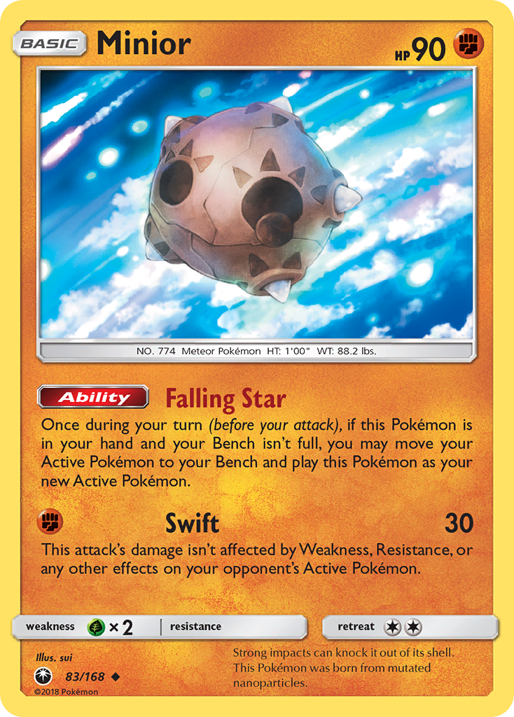 Minior (83/168) [Sun & Moon: Celestial Storm] | Game Haven TX