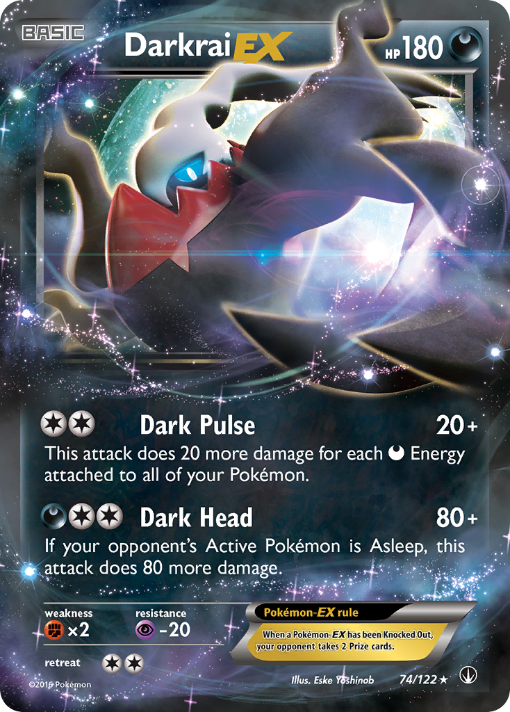 Darkrai EX (74/122) [XY: BREAKpoint] | Game Haven TX