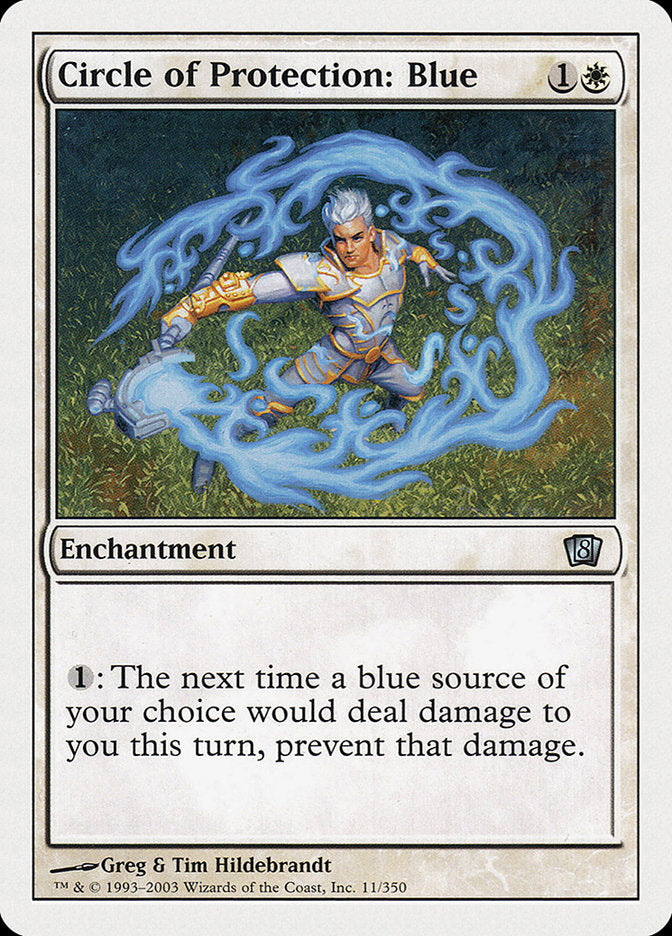 Circle of Protection: Blue [Eighth Edition] | Game Haven TX