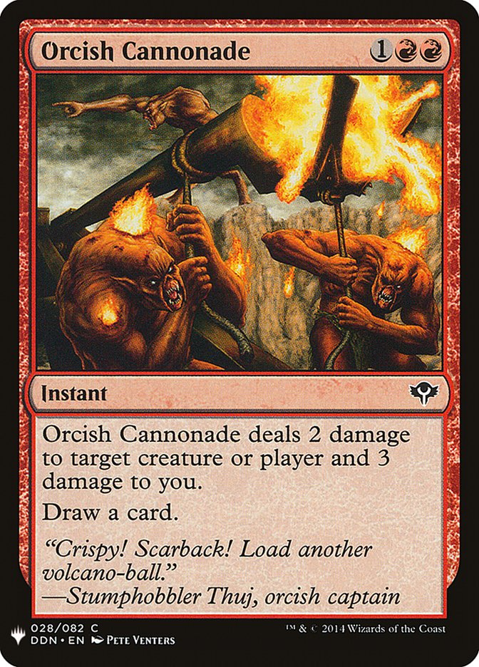 Orcish Cannonade [Mystery Booster] | Game Haven TX